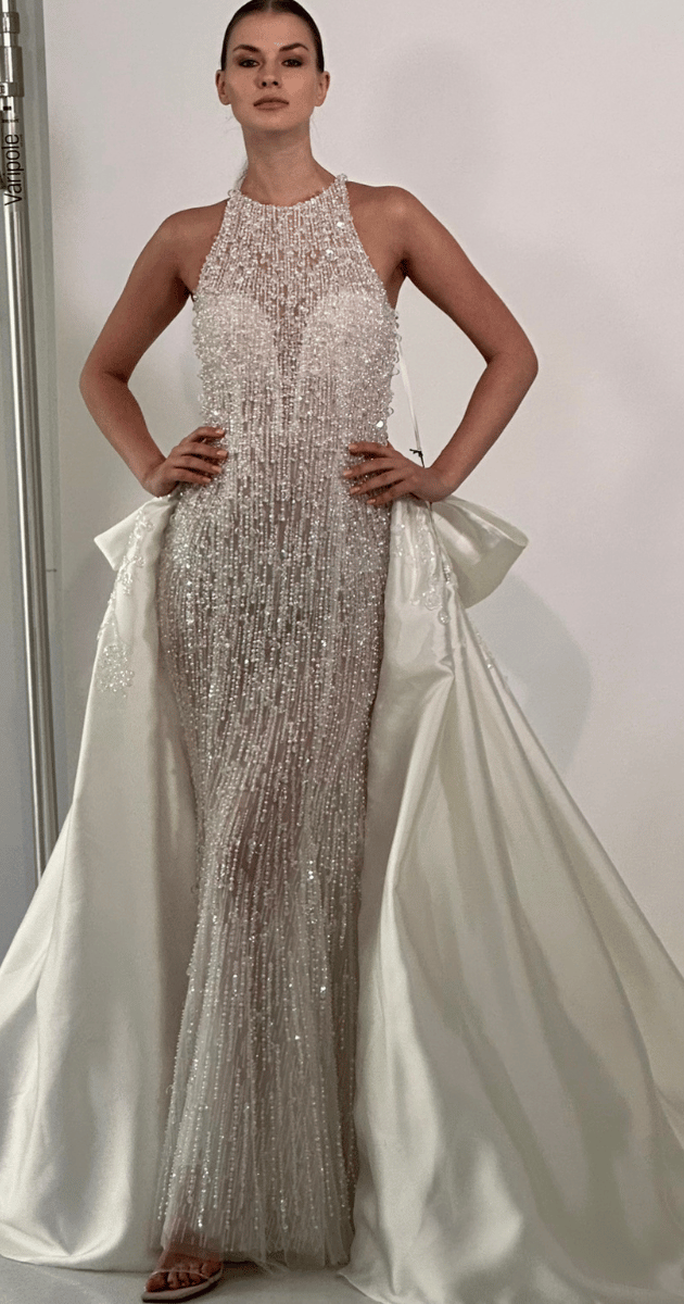 Stephen Yearick Fall 2024 Crystal Gown
