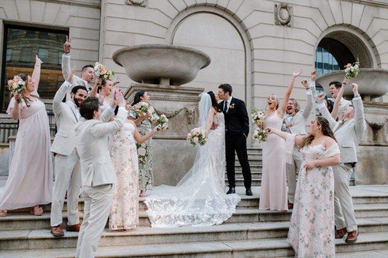 bridal party at walden chicago