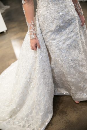 stephen-yearick-fall-2017-beaded-satin-fit-and-flare-bridal-gown-with-long-sleeves-and-removable-train-detail-dimitras-bridal-chicago