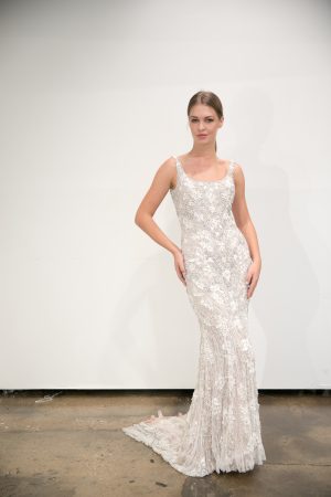 stephen-yearick-fall-2017-beaded-sheath-wedding-dress-with-3-d-flowers-and-straps-dimitras-bridal-couture-chicago