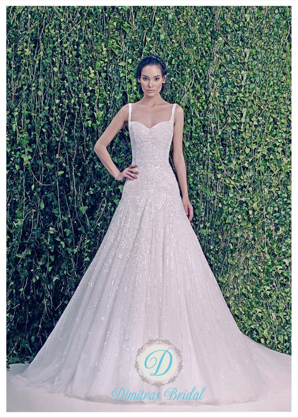 couture bridal shops chicago zuhair murad fit and flare wedding dress