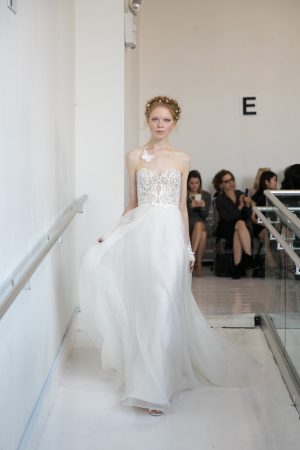 reem-acra-brianna-fall-2017-wedding-dress-dimitras-bridal-chicago-strapless-lace-a-line-with-soft-tulle-skirt-and-bow-at-waist